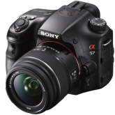 Sony SLT-A57 16.1MP, Filmes Full HD, Lente SAL18-55mm