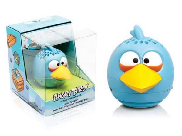 MINI SPEAKER BLUE BIRD IPOD/IPHONE/IPAD GEAR4 ANGRY BIRDS