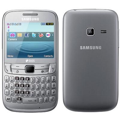 Celular Samsung Ch@t357 Duos Prata, Dual Chip, Câmera 2MP